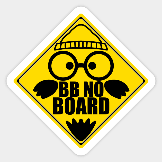 BB No Board Sticker by arimoreindeer